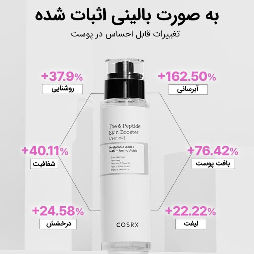 کوزارکس بوستر سرم تقویت کننده ۶ پپتاید کوزارکس - تصویر 2