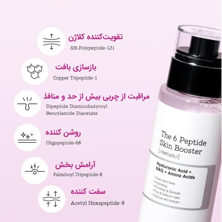 کوزارکس بوستر سرم تقویت کننده ۶ پپتاید کوزارکس - تصویر 3