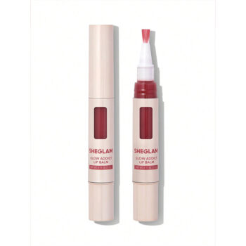 sheglam-glow-addict-lip-balm-بالم لب براق و مرطوب کننده براش دار مدل گلو ادیکت شیگلم